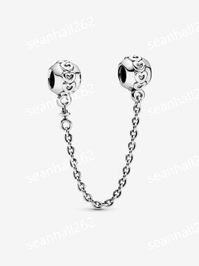 Pandora Band of Hearts Safety Chain Charm